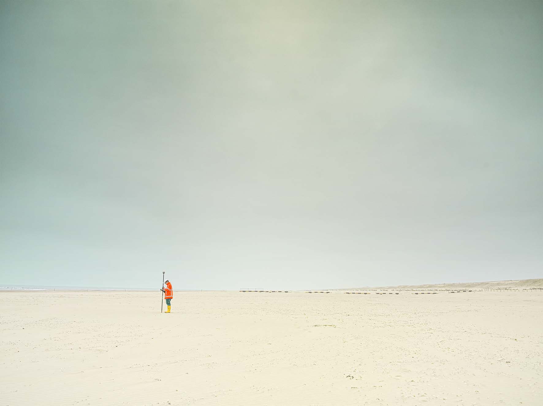 Every single inch planned landscape at the Dutch shore, close to the city of Schoorl