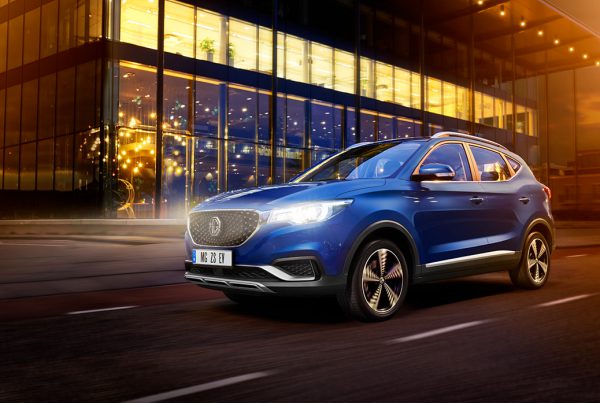 Advertising image for the MG ZS EV